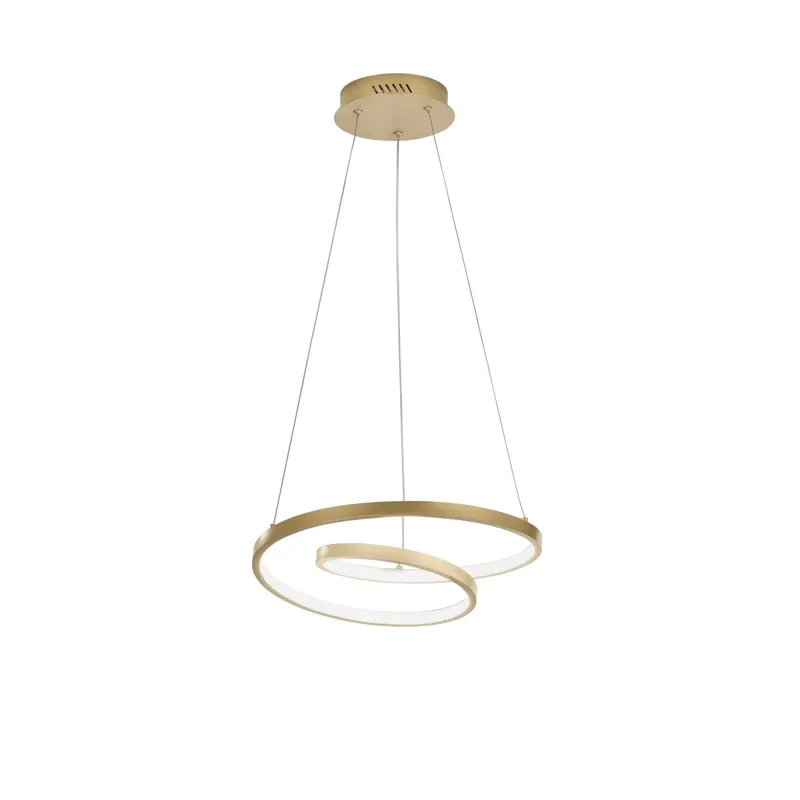 SOSPENSIONE LED LIEVE ORO 30W 4000LM CCT 40X6,5X150CM Ultime Pezzi