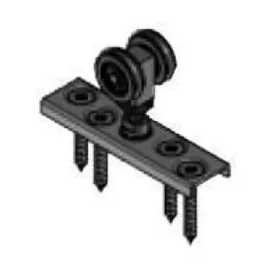 Must-Have System vari KOBLENZ modello 0700 11 carrello di scorrimento portata 25kg per porta in legno a libro o pieghevoli a fisarmonica