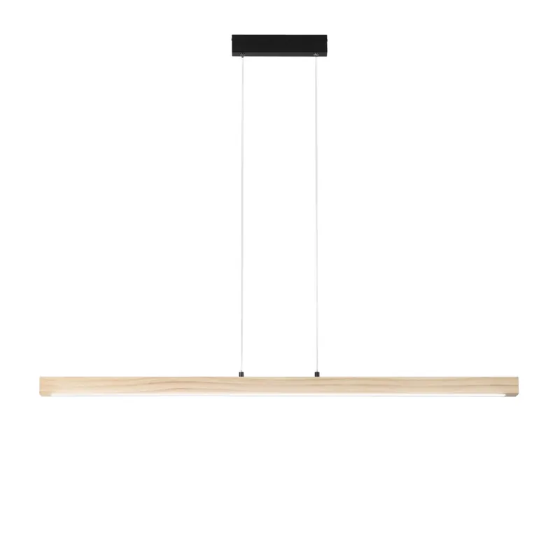 A Buon Prezzo SOSPENSIONE LED JOSEPH LEGNO 22W 2750LM CCT 125X4,5X150CM
