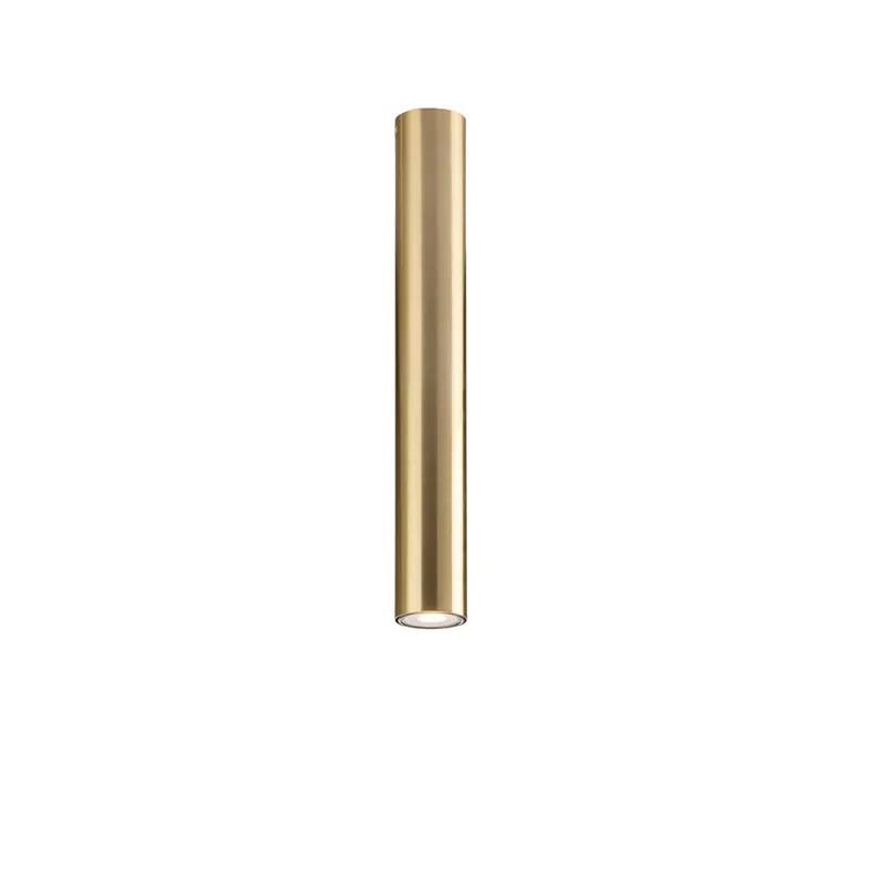 PLAFONIERA FLUKE TONDA ORO 1XGU10 5,5X5,5X40CM Prezzo Scontato
