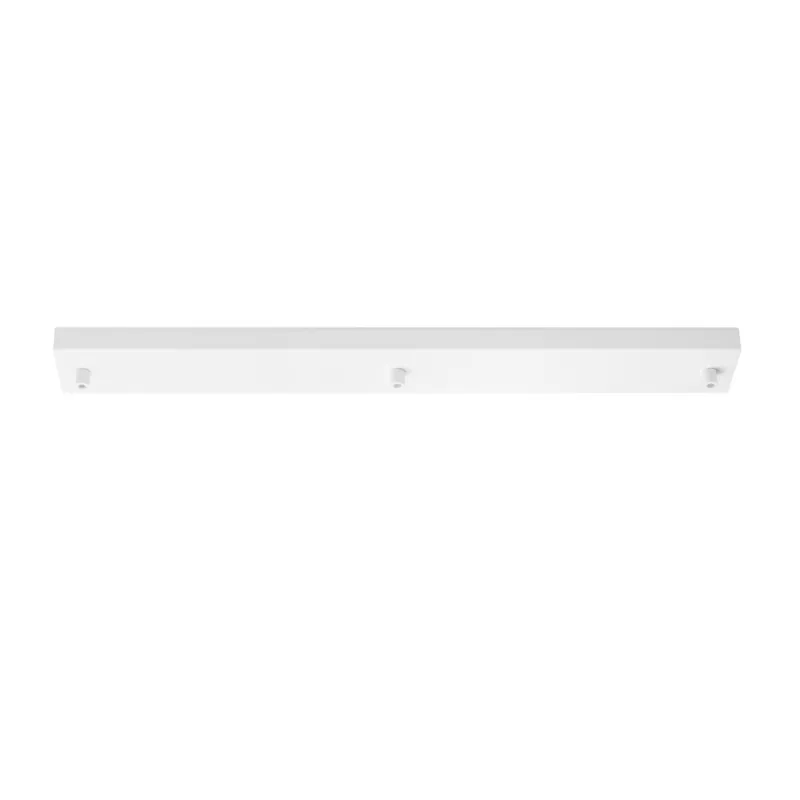 MONTATURA RETTANGOLARE BIANCO A 3 FORI 67X10X4,1CM Affare