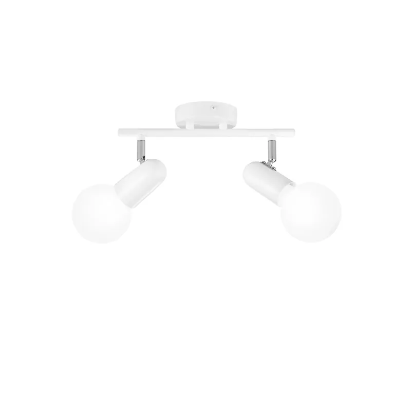 Applique Spot Orientabile Bianco o Nero 2XE27 Saldi