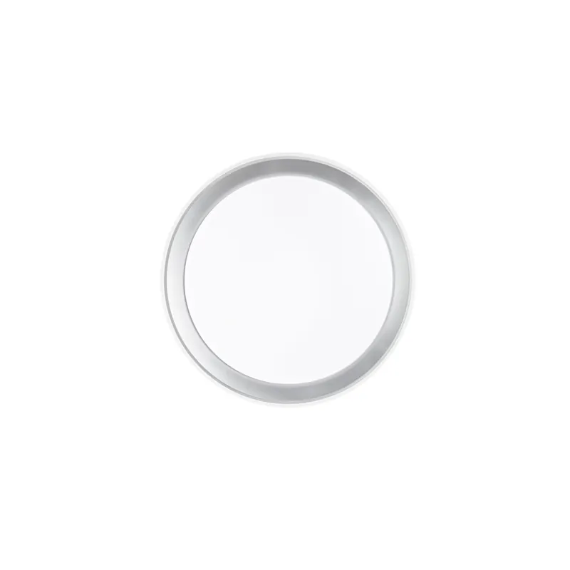 PLAFONIERA LED NEON BIANCA TONDA BIANCA/SILVER 40W 5200LM CCT 50X50X8CM Promozione Esclusiva