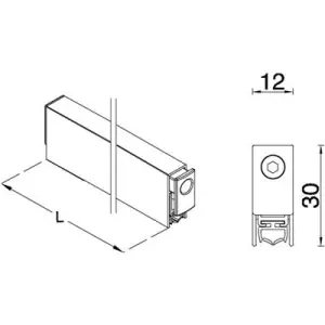 Compra Online Guarnizione sottoporta MAICO autoregolante 12x30 mm L 709 mm (confezione industriale)