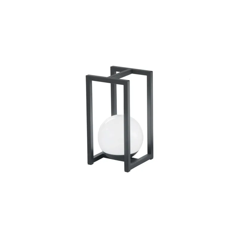 LAMPADA RICARICABILE LED CLIMAX NERA 2W 140LM 4000K IP54 16X16X30,4CM Sconto