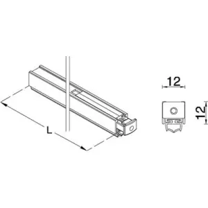 Spedizione Espresso Guarnizione sottoporta MAICO Mini 12x12 mm L 959 mm (confezione industriale)