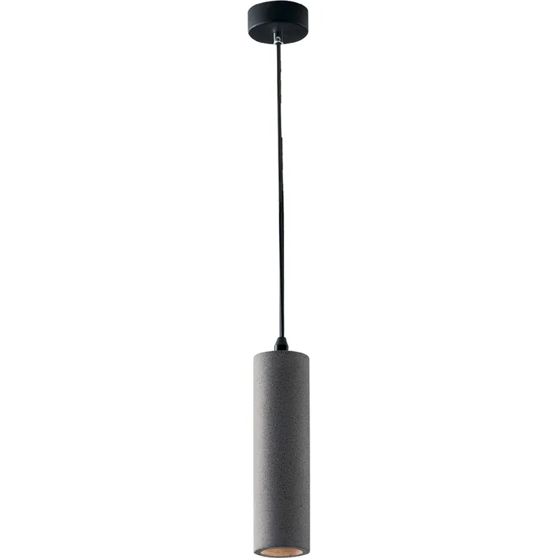 Novità SOSPENSIONE KRUK TONDA GRIGIA 1XGU10 7X130CM