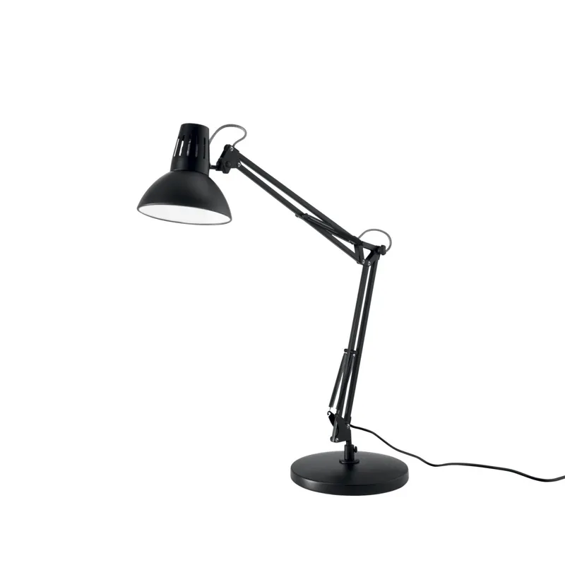 LAMPADA DA TAVOLO ARTIFEX NERA 1XE27 23X23X73,8CM Ultime Pezzi