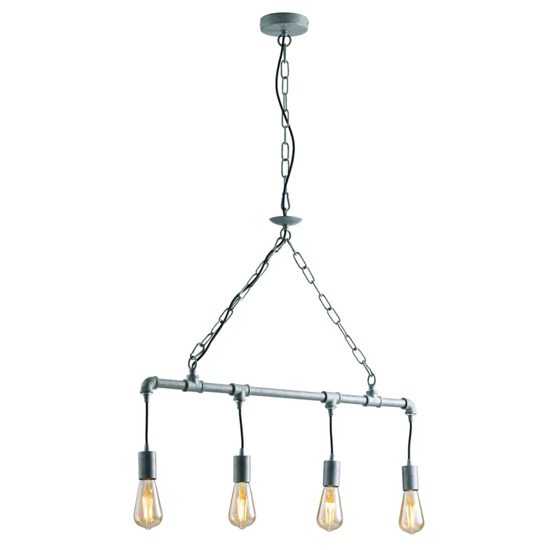 Offerta Speciale SOSPENSIONE AMARCORD ZINCATA 4XE27 86X110CM