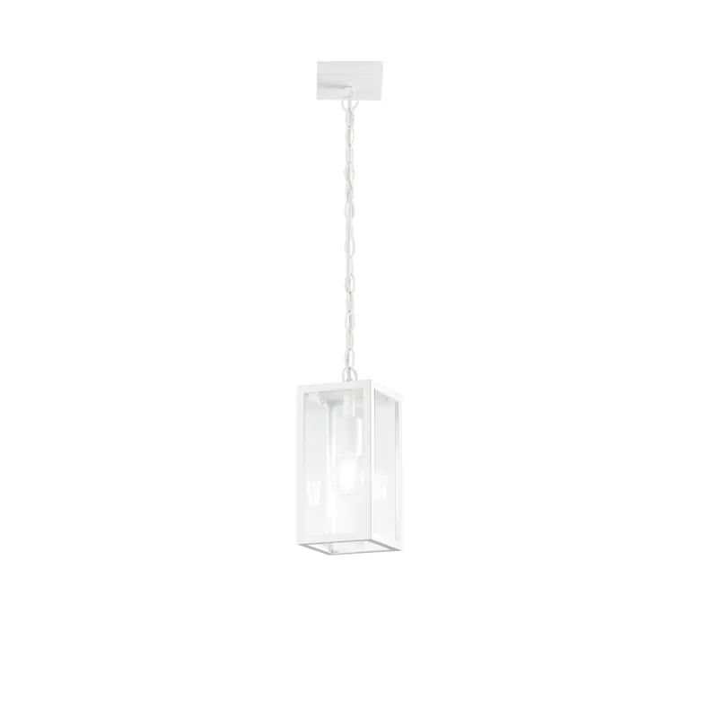 Prezzo Scontato SOSPENSIONE MIRAGE BIANCA 1XE27 IP44 13X13X90CM
