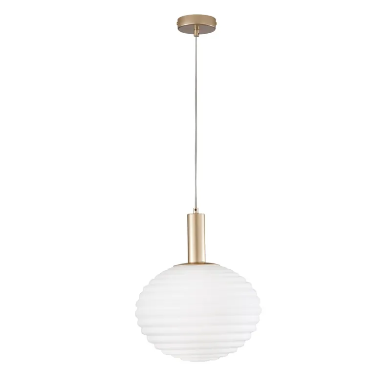 Offerta Del Giorno SOSPENSIONE RIPPLE ORO 1XE27 32X32X150CM