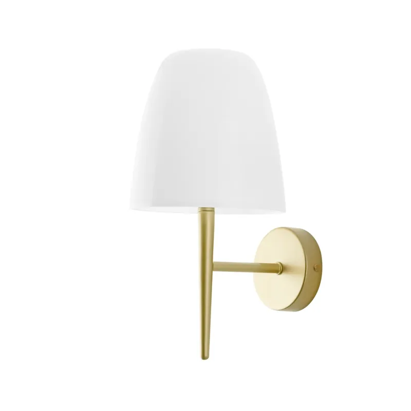 Di Tendenza Applique Moderna Design versatile Bianca e Trasparente E14