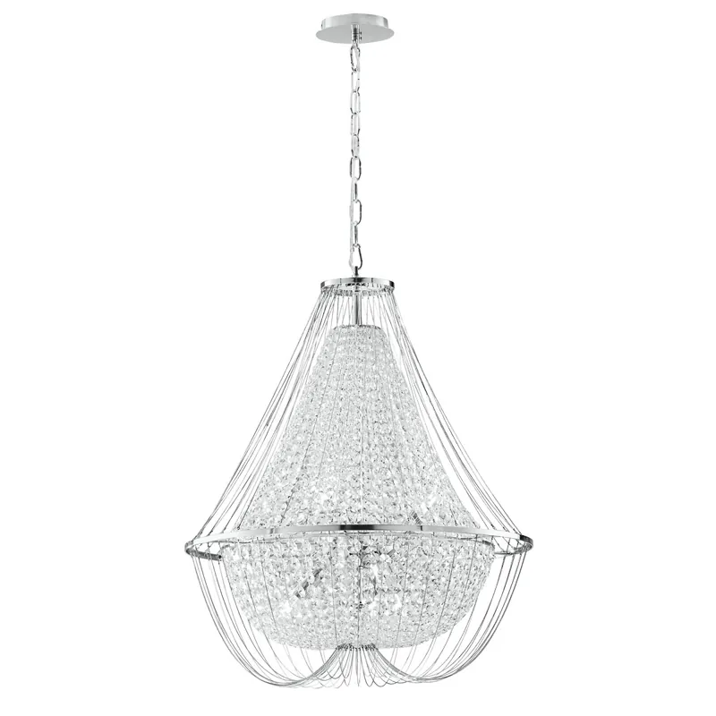 Scelto Dai Clienti SOSPENSIONE VIENNA CROMO 6XE14 60X120CM