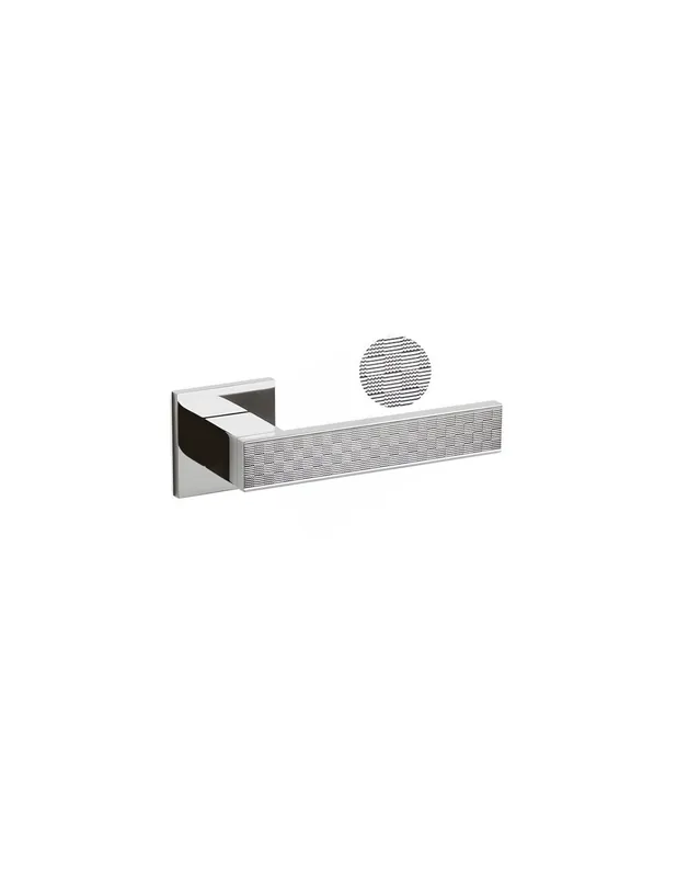 Promozione Esclusiva Diana Damier Z1DDRB Mezza Maniglia per porte blindate con Rosetta Quadrata Olivari