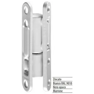 Offerta Limitata Cerniera AGB modello 502 diametro 15 per porta pvc in acciaio finitura bianco