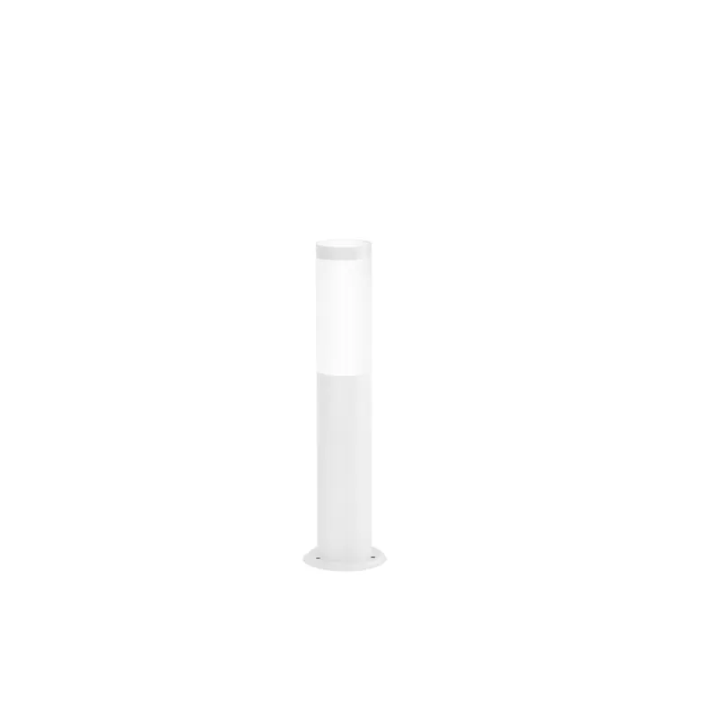 Reso Gratuito PALO TOKO IN ACCIAIO INOX E POLICARBONATO BIANCO 1XE27 IP44 450X115X115MM