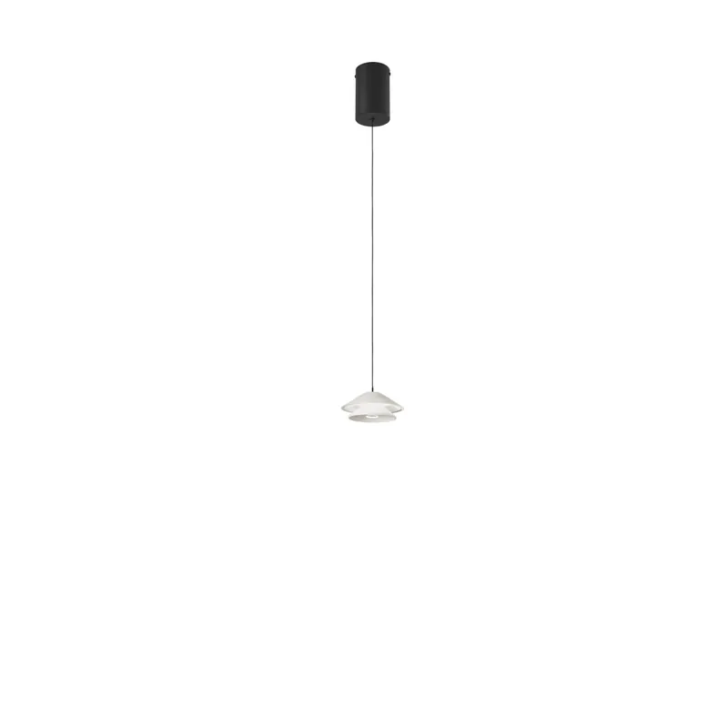 SOSPENSIONE LED ATREO BIANCO IN METALLO E ALLUMINIO 5W 3000K D13X200CM Affare