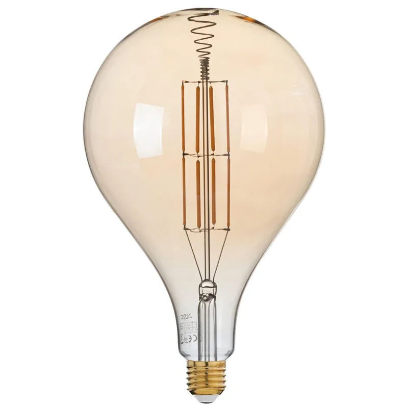 Compra Adesso LAMPADINA LED FILAMENTO AMBRA GLS160 E27 8W 730LM 2500K 300° 160X263mm 15000h CRI80