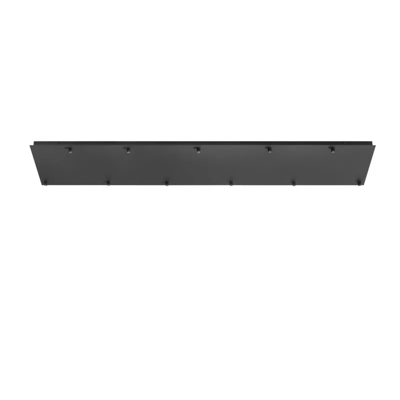 MONTATURA RETTANGOLARE NERA A 11 FORI 142X30X4,1CM Pagamento Sicuro