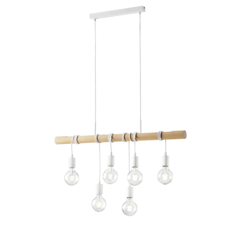 Must-Have SOSPENSIONE ARIZONA LEGNO 6XE27 90X180CM