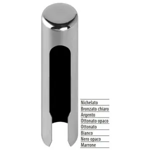 Copertura AGB diametro 20 per cerniera modello ZENIT per porta legno in abs finitura ottonato Super Prezzo