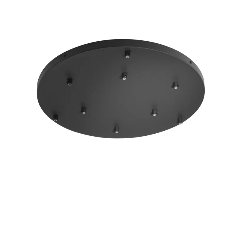 Ultimissimo Modello MONTATURA TONDA NERA A 9 FORI 52X4,1CM