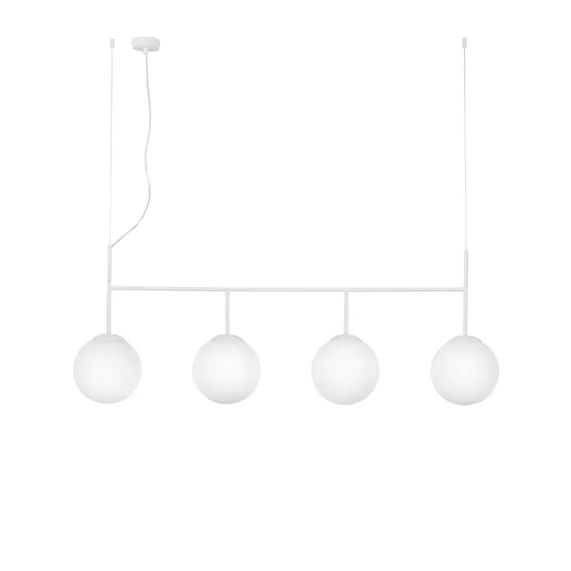 Professionale SOSPENSIONE BALY BIANCA 4XE27 125X20X180CM
