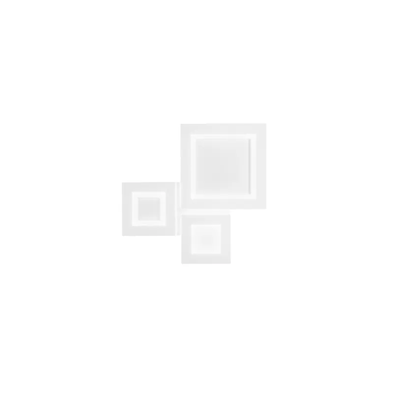 PLAFONIERA ALBERS BIANCA IN METALLO 40W CCT 3000/4000/6500K 50X48.5X4.5CM Offerta Lampo