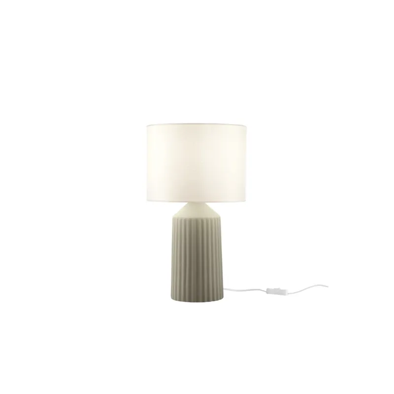 LUME SAHARA IN CERAMICA VERDE 1XE27 MISURA TOTALE D27,1XH47,1CM Super Prezzo