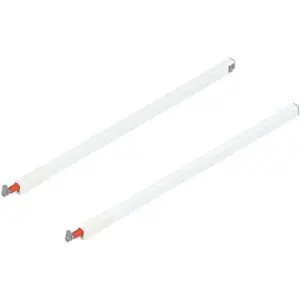 Promozione Ringhierina BLUM modello ZRG Tandembox antaro longitudinale (sopra), per cassettone, LN 650 mm, destro+sinistro, bianco seta