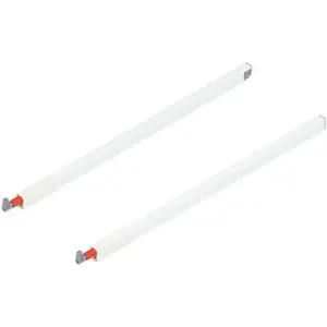 Ringhierina BLUM modello ZRG Tandembox antaro longitudinale (sopra), per cassettone, LN 600 mm, destro+sinistro, bianco seta Promozione