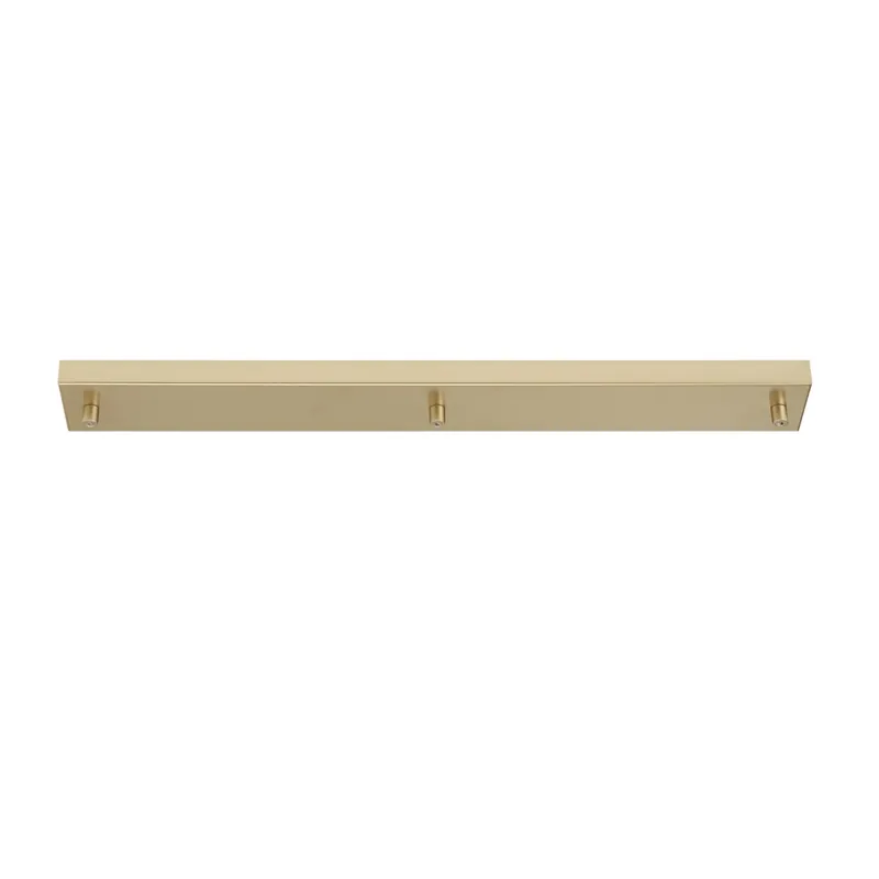 MONTATURA RETTANGOLARE ORO A 3 FORI 67X10X4,1CM Prezzo Ridotto