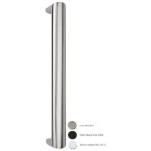 Maniglione FIMET modello NEBRASKA diritto per serramento in acciaio inox satinato Economico