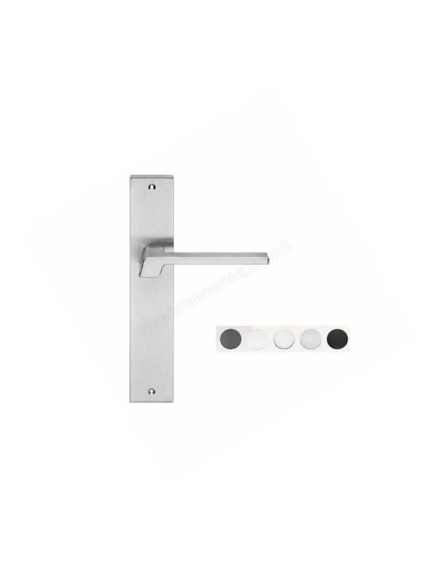 Promozione Esclusiva Stream Zincral Maniglia con Placca per Porte Interne Linea Calì