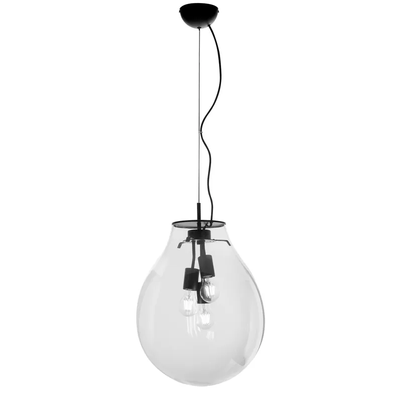 SOSPENSIONE AZUMA TRASPARENTE 3XE27 38X174CM Compra Online