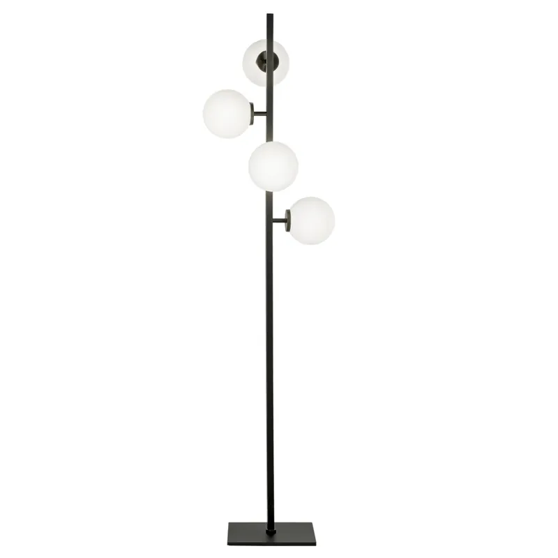 Occasione Imperdibile PIANTANA ENOIRE NERA 4XE14 149,8X37,5X25CM