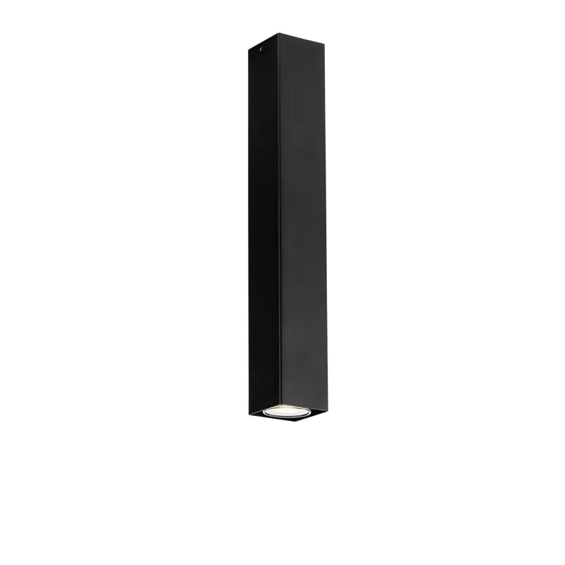 Promo Stagionale PLAFONIERA FLUKE QUADRATA NERA 1XGU10 6X6X40CM