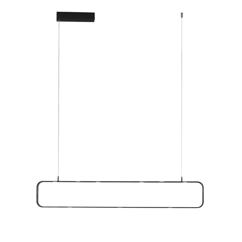 SOSPENSIONE LED MOKA MARRONE 45W 3780LM 3000K DIMMERABILE 100X4X120CM Ultimissimo Modello