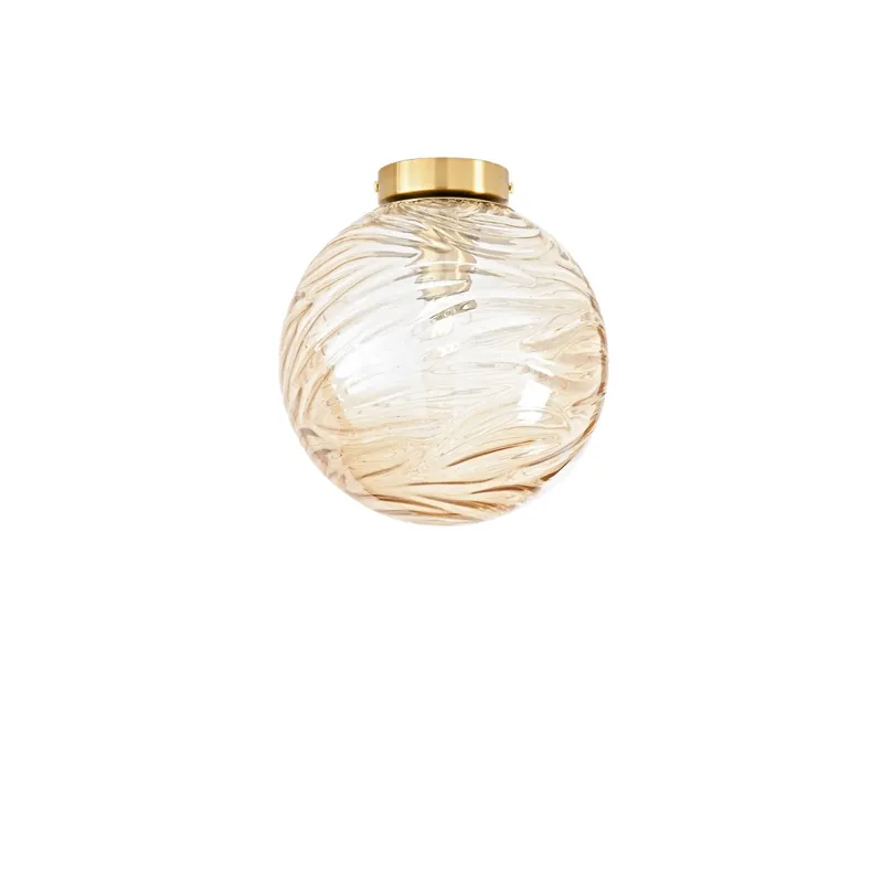 Must-Have PLAFONIERA NEREIDE CHAMPAGNE 1XE27 25X25CM