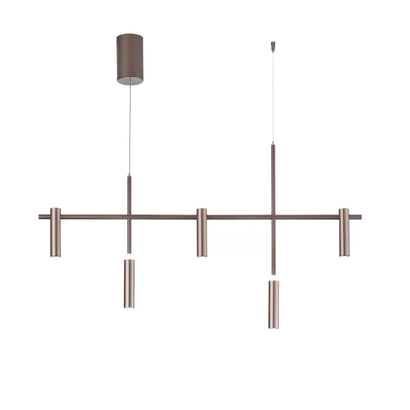Prezzo Conveniente SOSPENSIONE LED CANDLE BRONZO 35W 3600LM 4000K 120X19,1X125CM