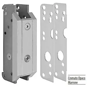 Cerniere AGB modello TOUR 40 kit 300Kg per serramento in acciaio finitura cromato opaco Subito Disponibile