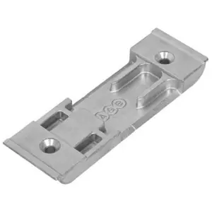 Incontro AGB modello TOUR nottolino microventilazione battuta 35 asse 17.5 per serramento in acciaio finitura nichelato Subito Disponibile