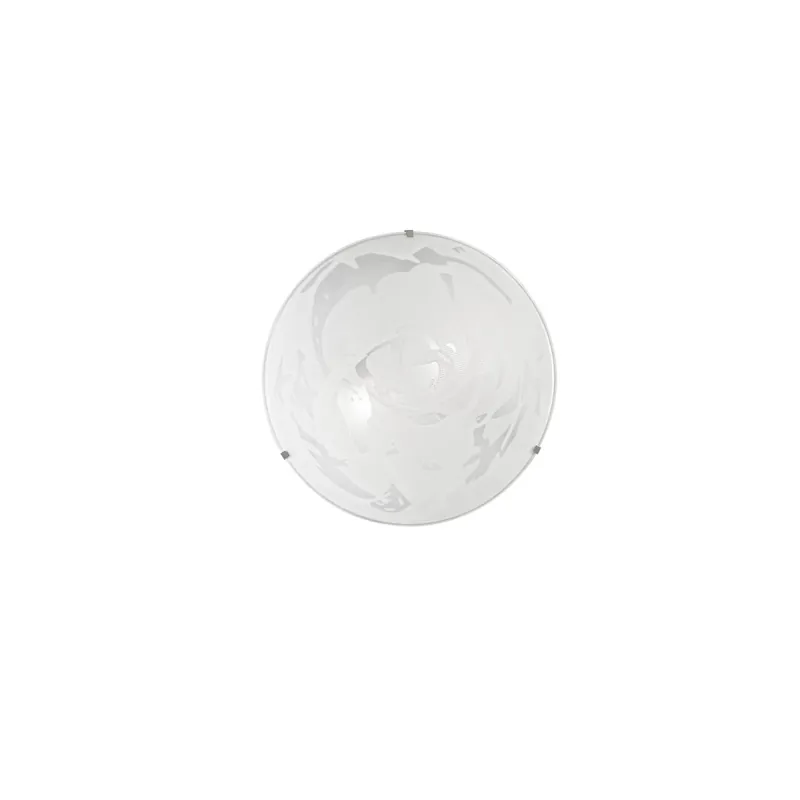 PLAFONIERA ALABASTRO BIANCA 2XE27 30X30X9,5CM Offerta Lampo