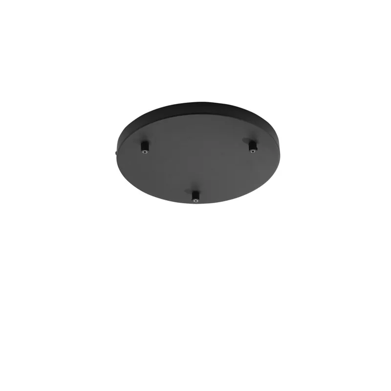 Professionale MONTATURA TONDA NERO A 3 FORI 32X4,1CM