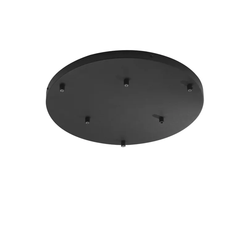Novità MONTATURA TONDA NERA A 6 FORI 47X4,1CM