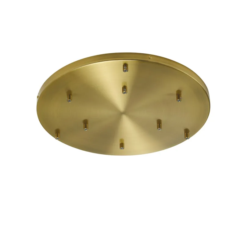 MONTATURA TONDA BRUNITO A 9 FORI 52X4,1CM Prezzo Conveniente