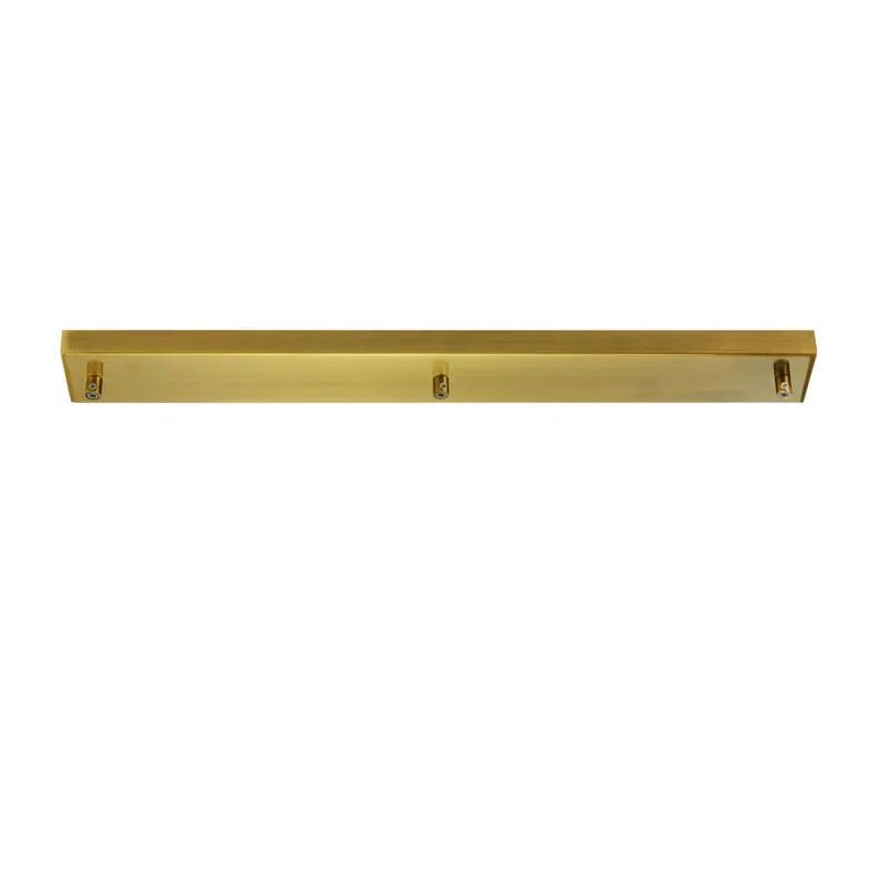Più Venduto MONTATURA RETTANGOLARE BRUNITO A 3 FORI 67X10X4,1CM
