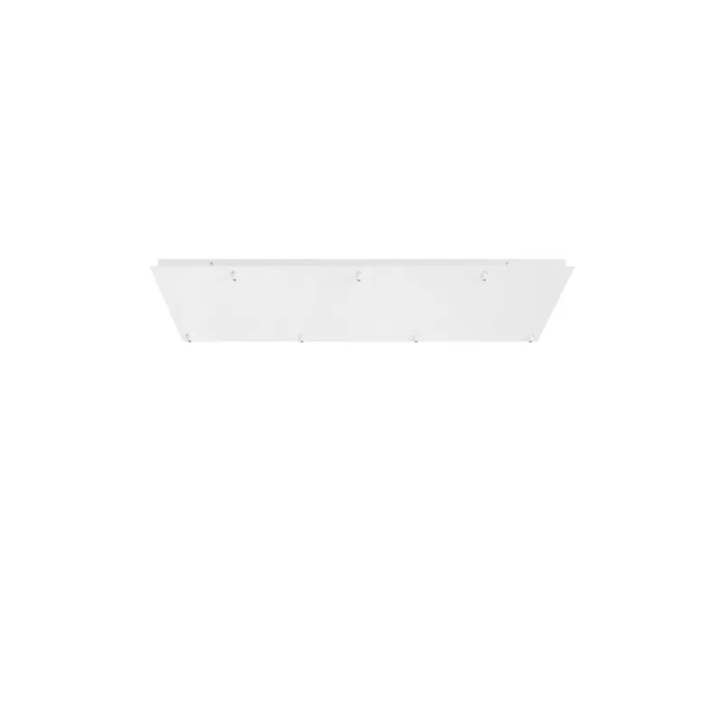 MONTATURA RETTANGOLARE BIANCA A 7 FORI 89X30X4,1CM Soddisfatti O Rimborsati