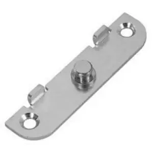 Limitatore apertura AGB modello ARTECH aria 12 interasse 9/13 basetta parte telaio per serramento in acciaio finitura nichelato Compra Adesso