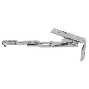 Articolazione AGB modello ARTECH PLANA parte telaio cerniera seconda anta asse 13 destro per serramento in acciaio finitura nichelato Super Prezzo